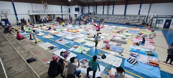 Damnificados en San Carlos, Antioquia