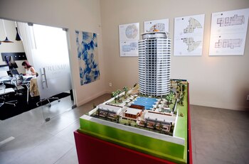 La maqueta de la torre