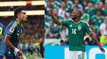 El colombiano elogió al delantero del Tri y aseguró que puede competir en cualquiera de laa mejores ligas del planeta, mientras ambos aparecen entre los 30 nominados al Balón de Oro. (REUTERS)