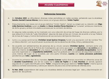 Referencias generales sobre una supuesta