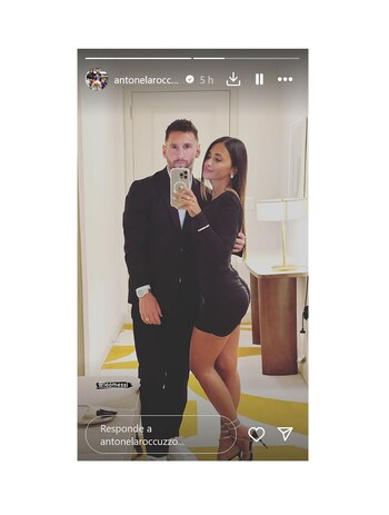 Lionel Messi y Antonela Roccuzzo