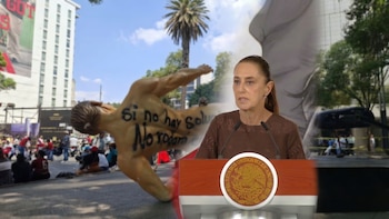 Violencia en protestas de la CNTE parece de ultraderecha, afirma Sheinbaum: “Reunirme con el magisterio no cambiaría nada”