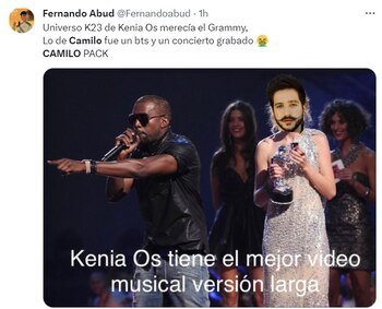 Kenia Os memes Latin Grammy 2023 - México 16 de noviembre