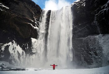La cascada de Skogafoss en