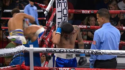Habló el boxeador argentino que sufrió un brutal nocaut en Estados Unidos: “Me pegó tres golpes en la nuca, el juez tendría que haber parado la pelea”