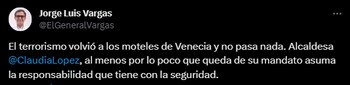 Jorge Luis Vargas le pidió