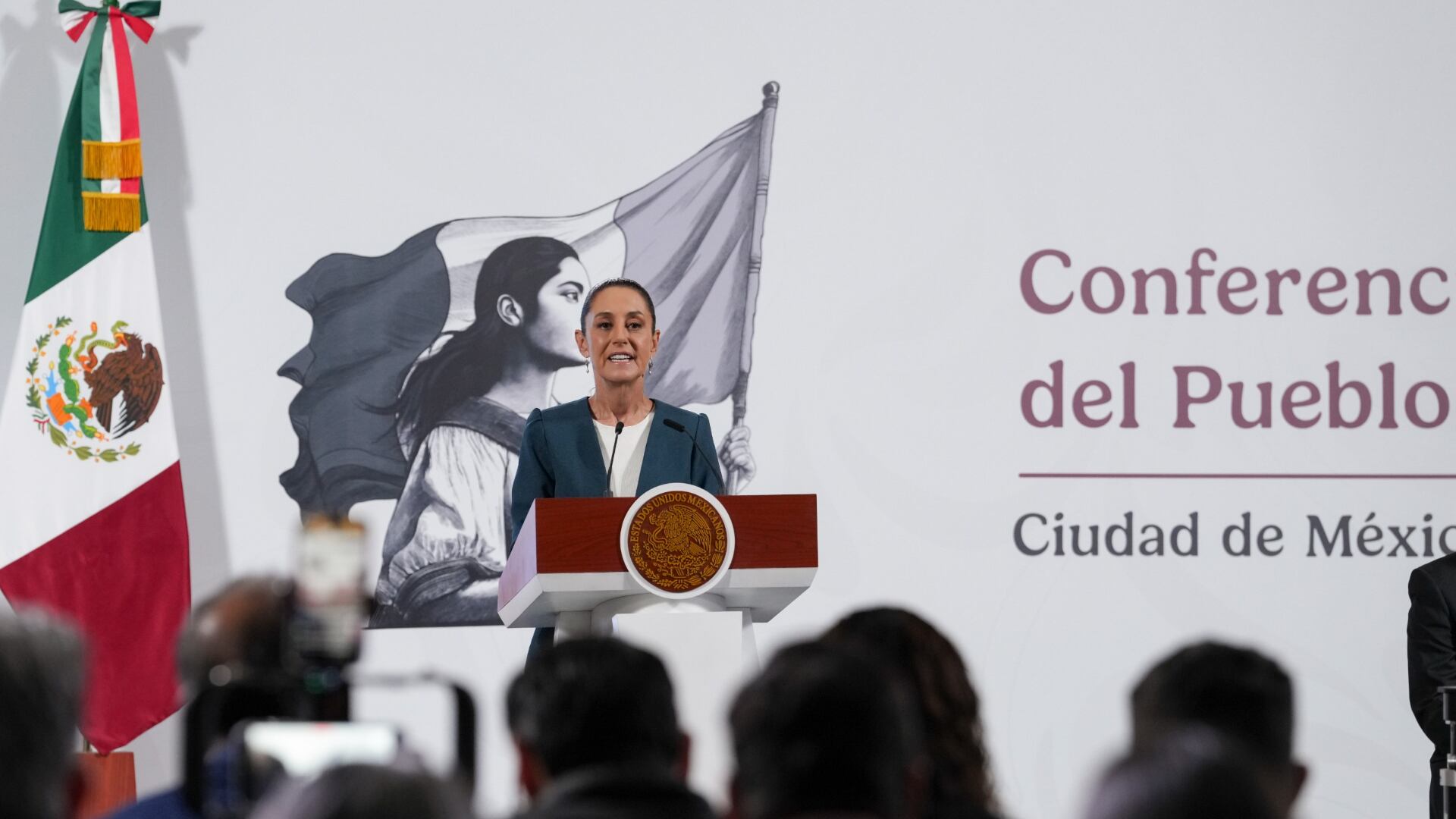 Sheinbaum afirmó que los mexicanos se distinguen por su solidaridad ante las catástrofes. | Presidencia