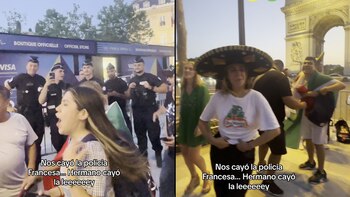 Un grupo de mexicanos se