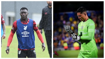 Kevin Viveros y Aldair Quintana