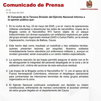 La Tercera División del Ejército