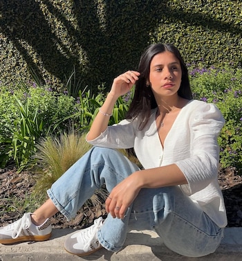 La actriz y modelo Delfina