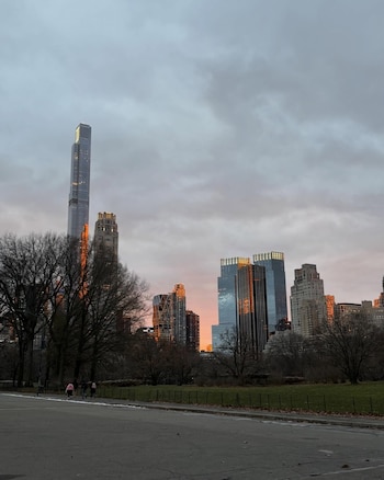 El atardecer en Central Park