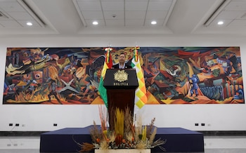 El presidente de Bolivia, Luis