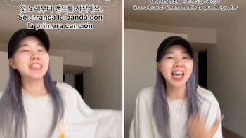 La tiktoker coreana destacó al