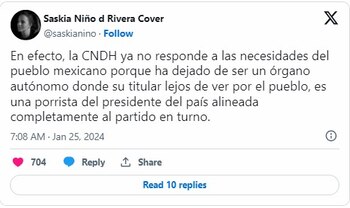 La activista Saskia Niño de