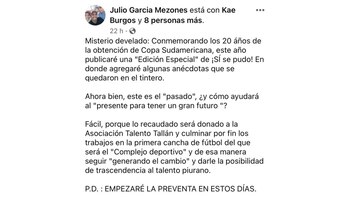 Julio García reveló la nueva