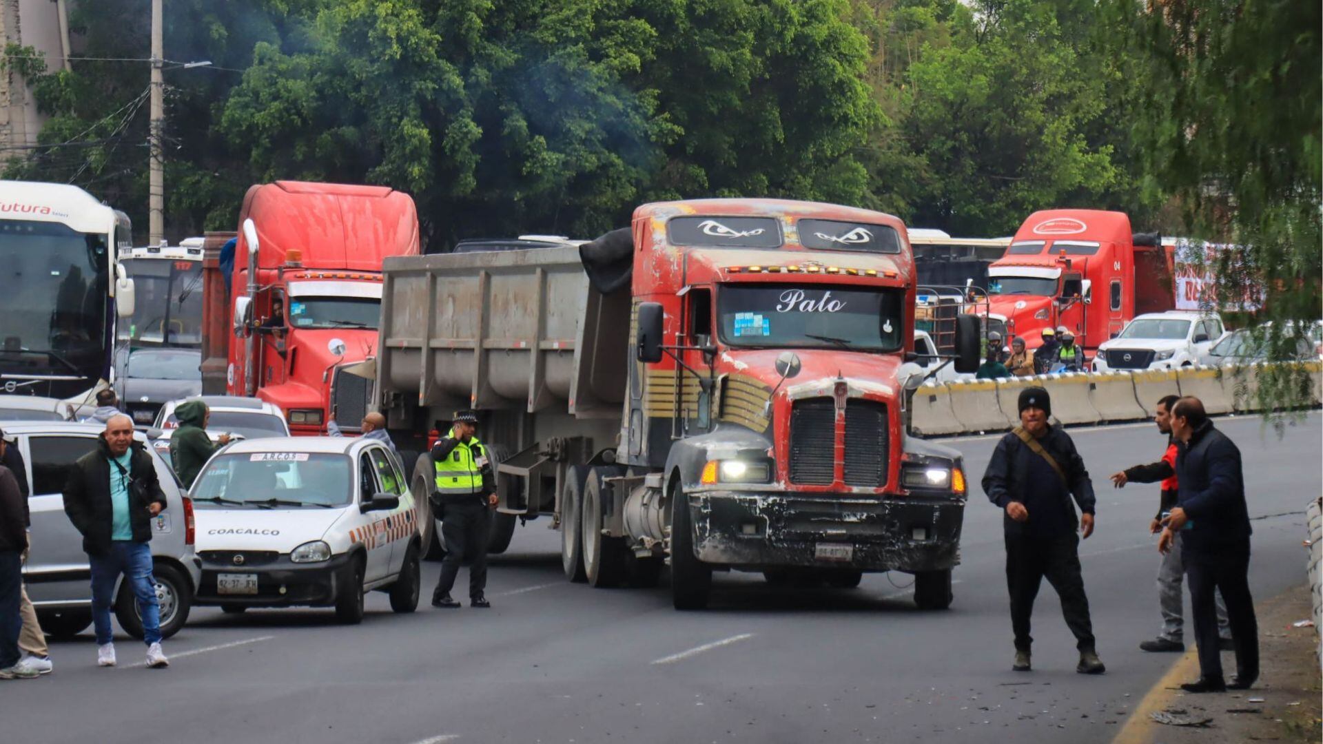 Bloqueos de transportistas para este lunes. (Cuartoscuro)