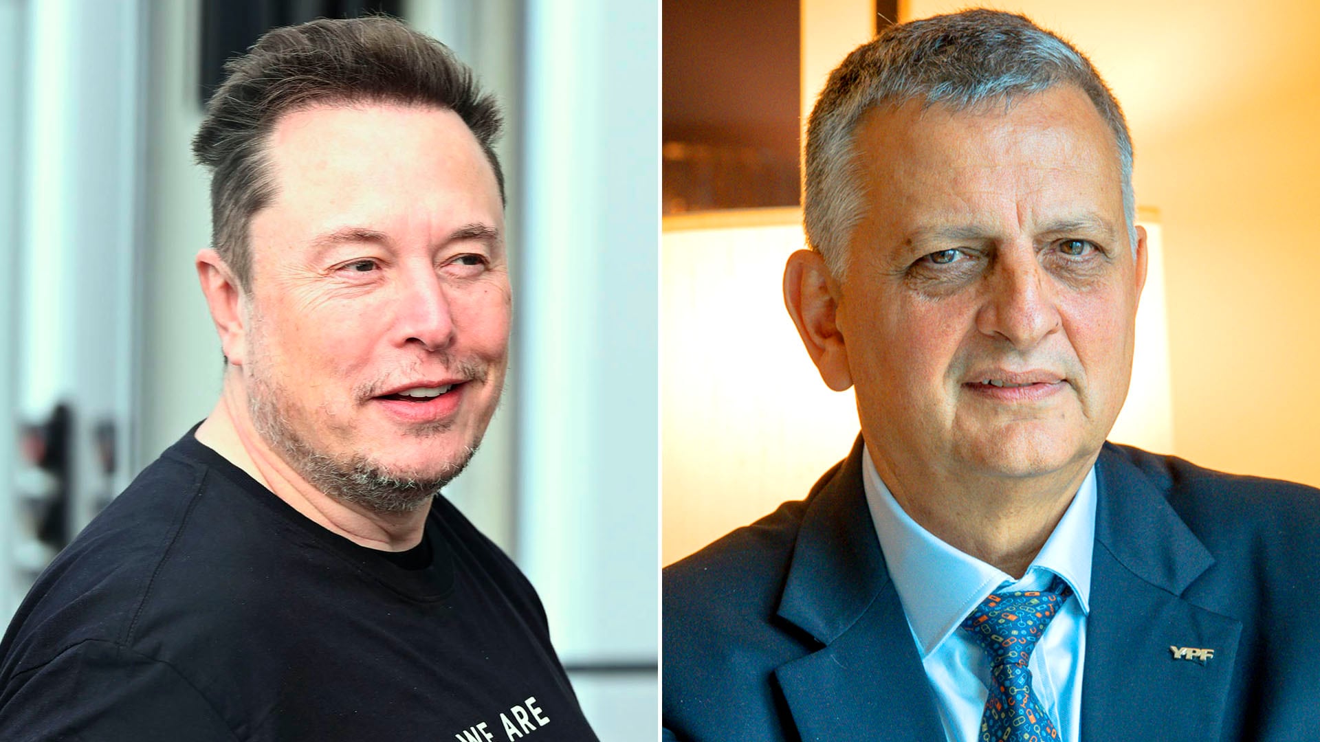 Musk y Horacio Marín, presidente de YPF