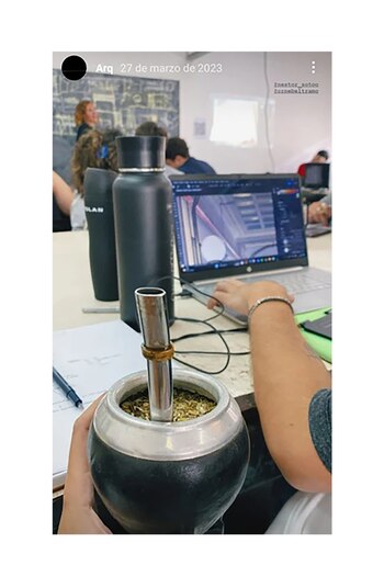 Uno de los posteos en