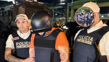 La presencia de alias “Diablo” activó controles en las vías de acceso y en los sectores aledaños al penal para proteger al personal penitenciario, a los internos y el orden interno. (Cortesía: Fuerza Pública/ Ministerio de Seguridad Pública)