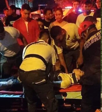 El momento del rescate de