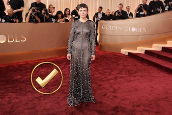 Ginnifer Goodwin apostó al brillo