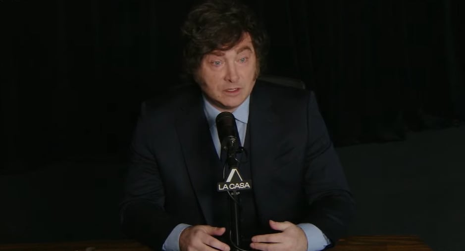 Javier Milei estuvo en La Casa Streaming