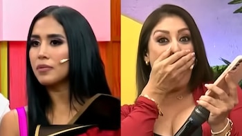 Melissa Paredes colgó telefóno a