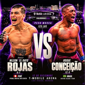 El 12 de diciembre será la fecha de la segunda pelea de Nilson Rojas en la UFC.