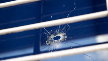 El impacto de una bala