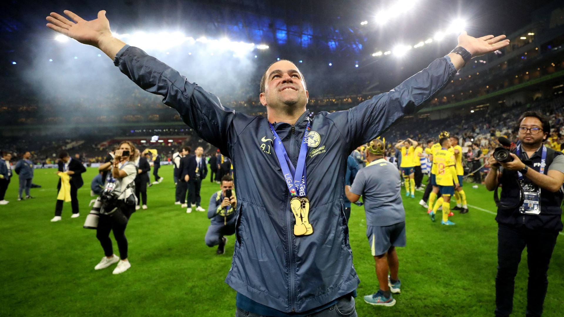 André Jardine es el primer técnico en ser tricampeón en torneos cortos de la Liga MX (REUTERS/Antonio Ojeda)