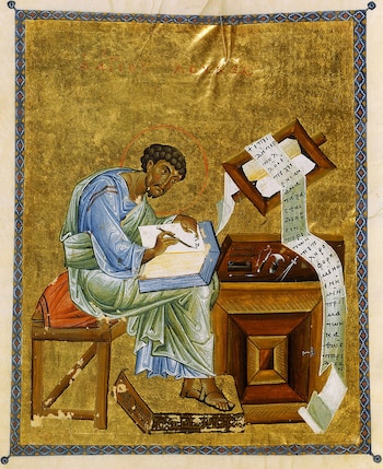 Iluminación que representa a San