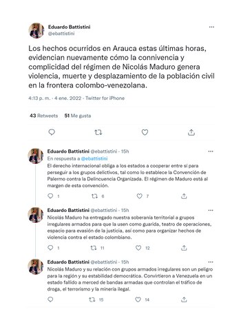 Los mensajes de Eduardo Battistini