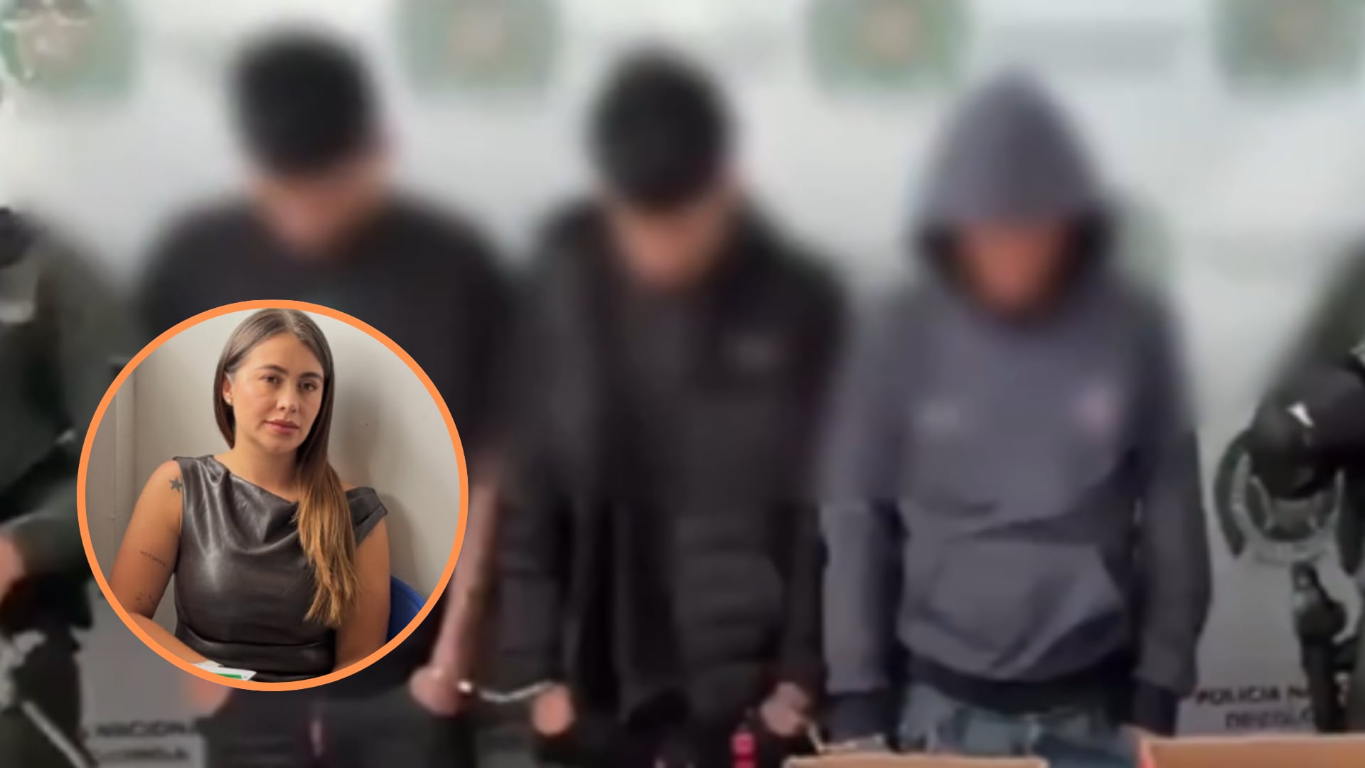 Cinco detenidos por supuesto plan para atacar a la alcaldesa de Herveo - crédito Policia Nacional - @ginavanesa.silva/ Instagram