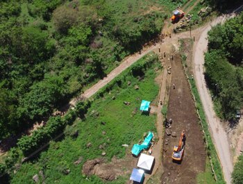 Parte de la infraestructura construida no está en funcionamiento por falta de continuidad en la vía. - crédito Invías