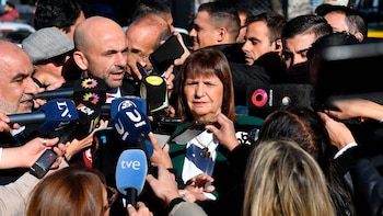 La ministra Patricia Bullrich, envió