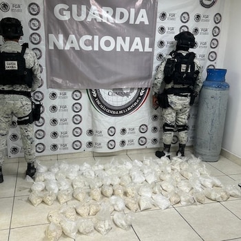 La incautación de droga en Baja California