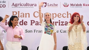 Sheinbaum inaugura planta pasteurizadora en Campeche y anuncia Beca Gertrudis Bocanegra para universitarios