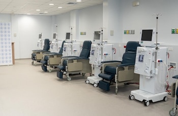 La desinfección completa de cada puesto individual integra los protocolos médicos aplicados en los nuevos centros de hemodiálisis que ya operan en el país. (Cortesía)
