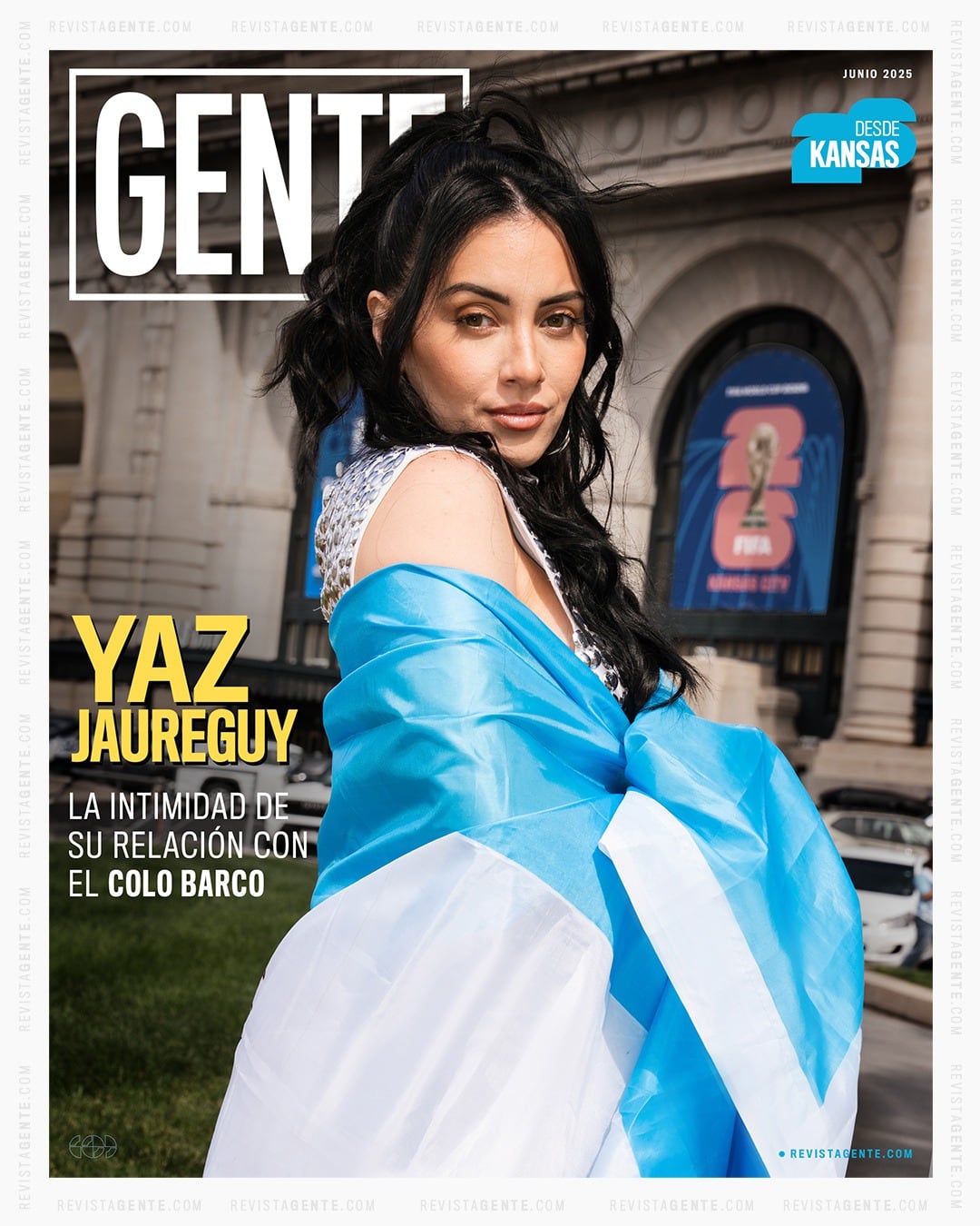Yazmín Jauregui, tapa de la revista Gente