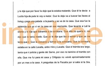 Uno de los fragmentos de