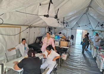 Un equipo de profesionales de medicina, enfermería y logística recorrió aproximadamente 18 horas por vía terrestre para llegar a las zonas afectadas en Panamá. Crédito: CCSS
