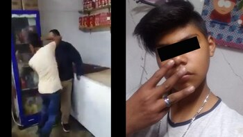 Joven agrede a persona con