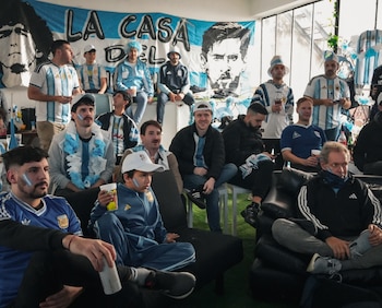 El grupo combina home office, reparto de tareas y reuniones durante los días de competencia de la selección argentina (Instagram)