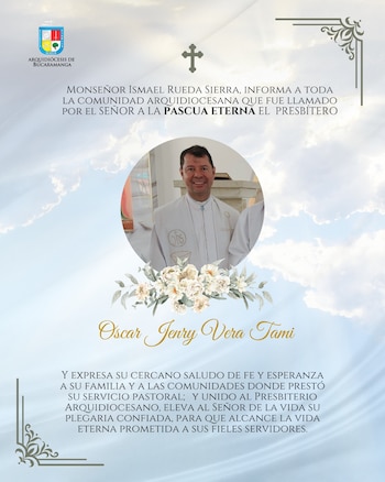 La Arquidiócesis de Bucaramanga despidió