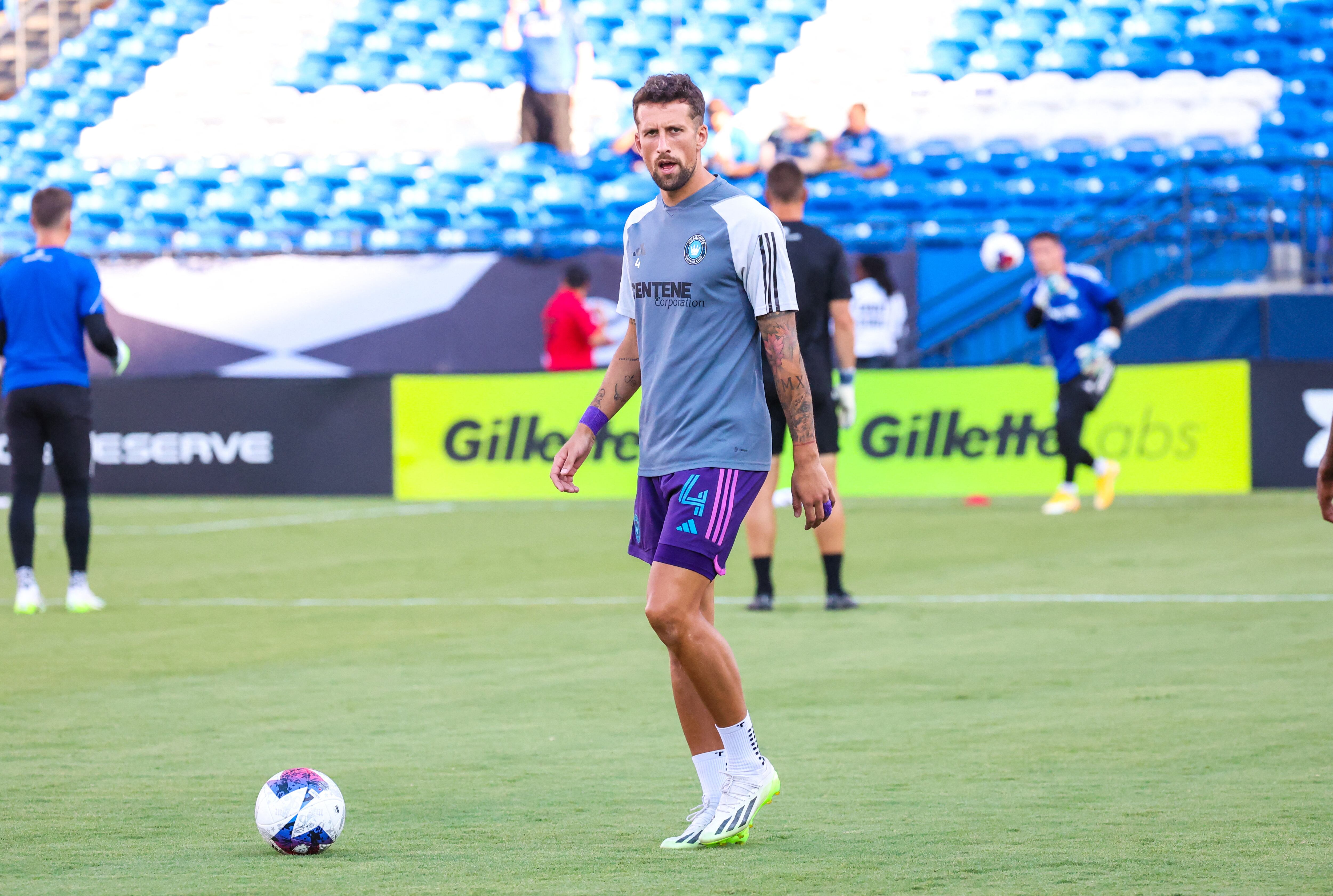Guzmán Corujo jugó en el Charlotte FC de Estados Unidos - crédito Kevin Jairaj / USA TODAY Sports