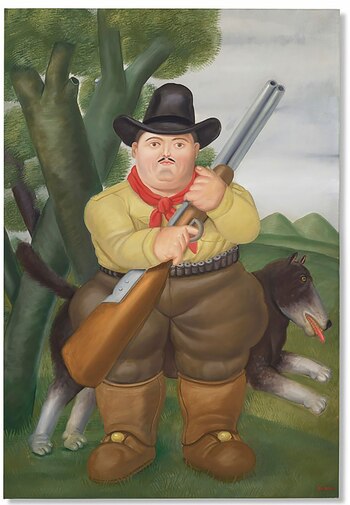 ‘Cazador’, una pintura de 1982