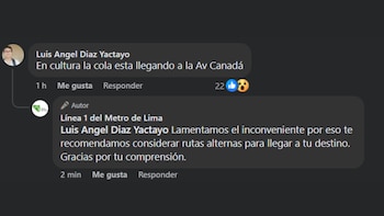 Declaração oficial reconhecendo o atraso