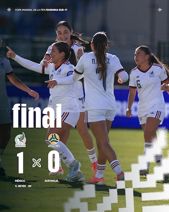 l equipo nacional terminó en el segundo lugar del Grupo F (X@Miseleccionfem)