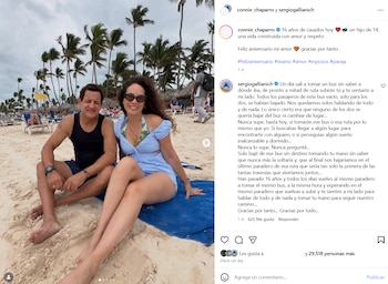 Sergio Galliani y Connie Chaparro